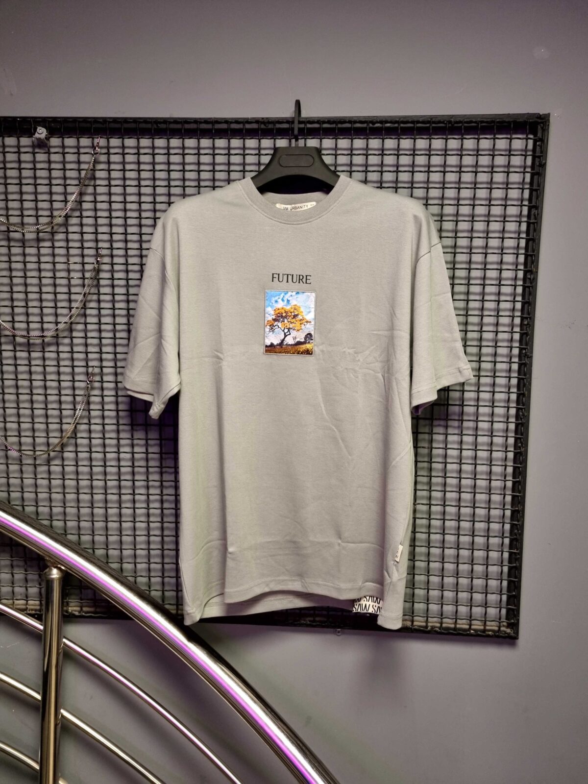 تیشرت طوسی SAW - Image 2