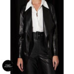 ست مشکی چرم Sateen