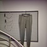 شلوار پارچه ای طوسی Massimo Dutti