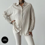 شومیز کرم bisou - Image 2