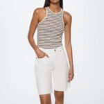 شلوارک سفید mango