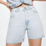 شلوارک آبی یخی mango - Image 2