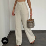 شلوار دکمه کج BISOU