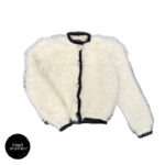 بافت سفید خزدار Kechi