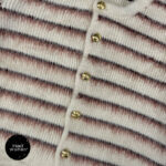 بافت راه راه سفید زرشکی pickkUpp - Image 2