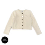 کت دکمه قلب وانیلی Chance